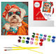 Ideyka Stylish Shih Tzu Σετ Ζωγραφικής 50x40cm