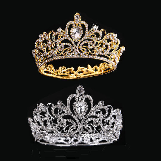 Kleine Krone Kristalle Haarnadeln Stützung Silber Oder Gold Alexia