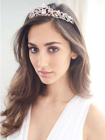 Impressive Wedding Tiara Gold Rose Gold or Silver Simone