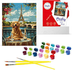 Ideyka Retriever In Paris Malsets 50x40cm