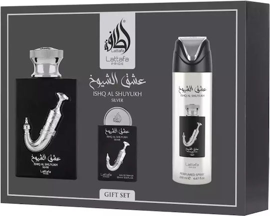Lattafa Pride Ishq Al Shuyukh Silver Парфюмни Комплекти с Парфюмна Вода