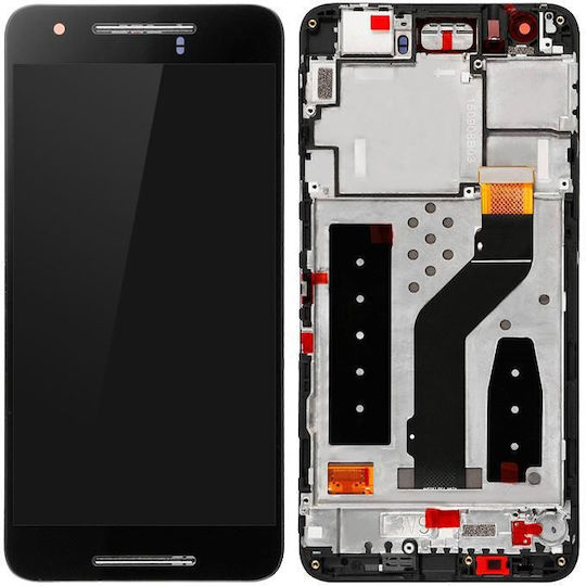 Coreparts LCD Екран Дигитайзер Предна Рамка Комплект Черен Дигитайзер Предна Рамка Комплект Черен