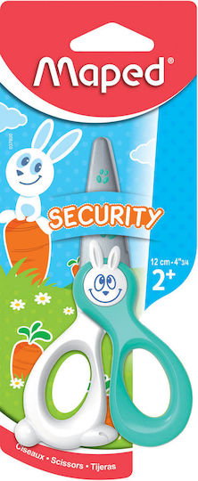 Maped Kidi Cut Children's Scissors 12cm with Plastic Blade Green 1pcs