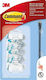 3M-UU007832114 Cable Clips 4pcs Transparent