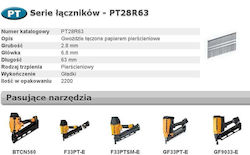 Bostitch Nails Pt 33` 2.8 X 63mm Ring 2200 Pcs