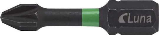 Luna Curve Heads Pozidriv Pz1 Impact 32 Mm 2 Pcs