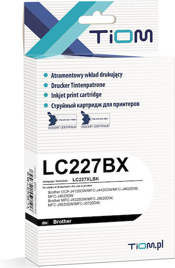 Касета за мастило Tiom Brother LC227BX LC227XLBK 1335 Стр Черен