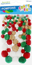 Craft with Fun Πομ Πομ Χειροτεχνίας