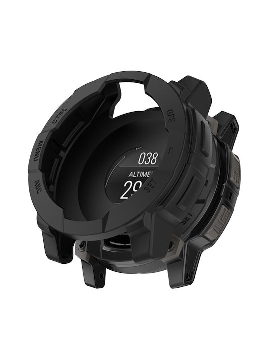 Θήκη Σιλικόνης σε Μαύρο χρώμα για Garmin Instinct 3 (50mm)