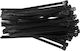 Releasbare Kabelbinder 7,6x200mm 50 Stück Schwarz