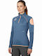 Berlana Women's Long Sleeve Blue Blouse