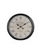 Wall Clock Plastic Antique Brown Beige 58x8x58cm 813-30039 Estheti