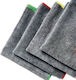 Delta Cleaning Cloths Microfiber Cleaning Car Gray 38x36cm 10pcs