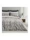 Charalambidis Textiles Sahara Σετ Σεντόνια Υπέρδιπλα 220x260εκ. Γκρι (4τμχ)