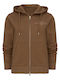Damen Sweatshirtjacke Beige