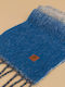Frauen Wollschal Blau