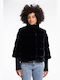 Women's Short Fur Black