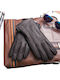 Schwarz Leder Handschuhe