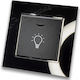Staircase Push Button H Series Black Led Indica...