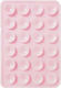 Silicone Suction Cup Square Pink Soft