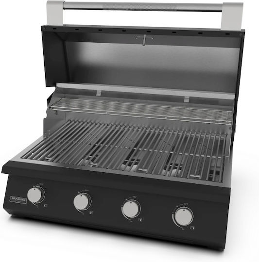 Brabura Fusion 400 Lite Ψησταριά Υγραερίου Σχάρας 77x46εκ. με 4 Εστίες