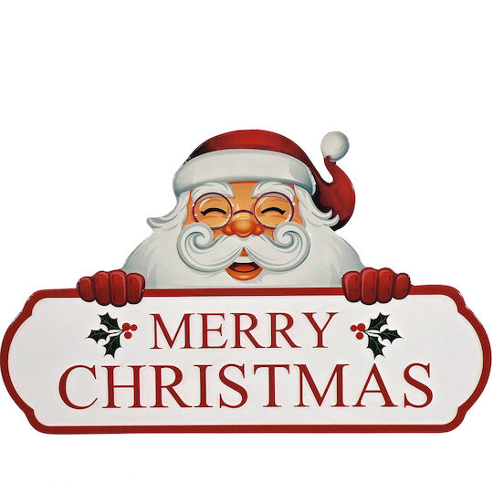 Dekorativer Weihnachtsmann 45x28cm