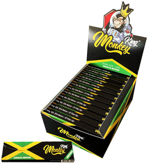 Monkey King Jamaica Foițe de Țigări Rulate cu Hârtie de țigări 1buc
