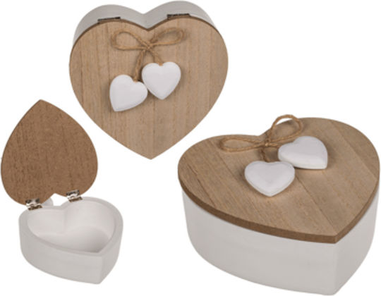 Zmart Imports Wooden Box for Gift White