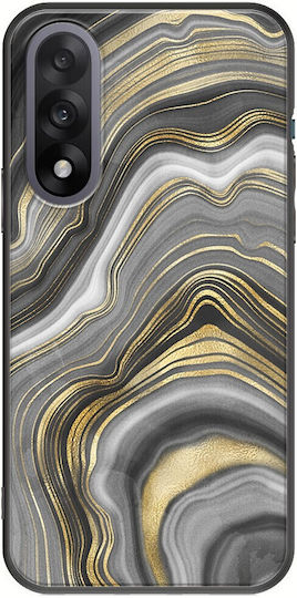 Agate Stone Gold Veined OnePlus Nord 5 5G Black TPU Black Silicone Mobile Phone Case