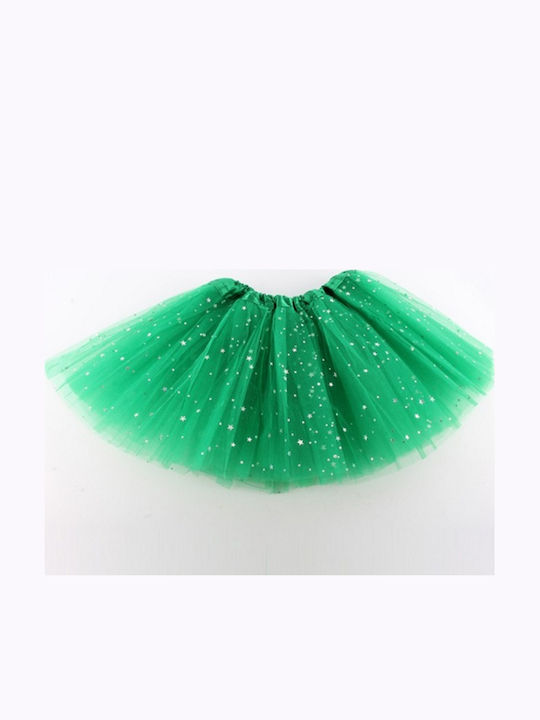 Kids Tulle Tulle Green Skirt