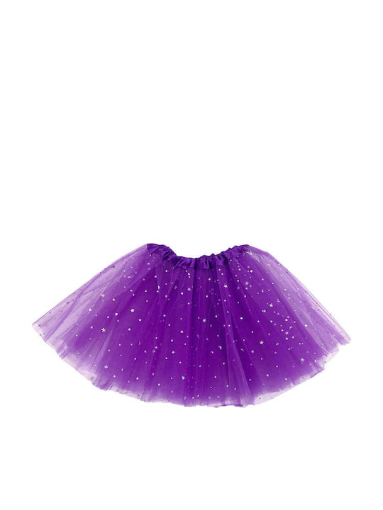 Kids Skirt Tulle Tullein Purple