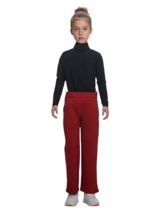 Joyce Pantaloni De Trening Pentru Copii Burgund...