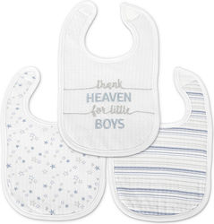 Lorelli Bib Fabric with Hoop & Loop Fastener Natural 3pcs