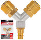 Distribuitor Aer 2 Racorduri Rapide 1/4"