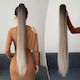 Natural Hair Ponytail Extension Clip Black Blonde Ombre