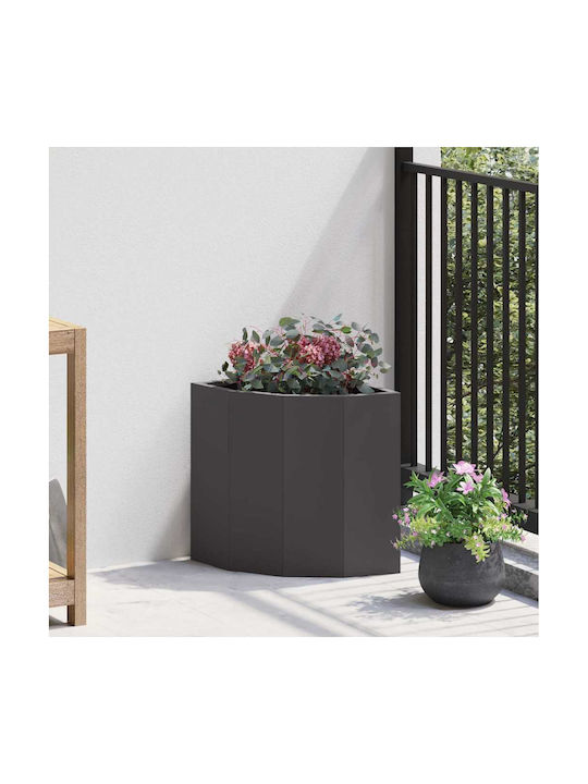 vidaXL Topf Metallisch Black 30x30x35cm.