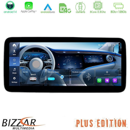 Bizzar Car Audio System for Mercedes-Benz GLC / C Class 2014-2021 (Bluetooth/USB/AUX/WiFi/GPS/Apple-Carplay/Android-Auto/CD) with Touch Screen 12.3"