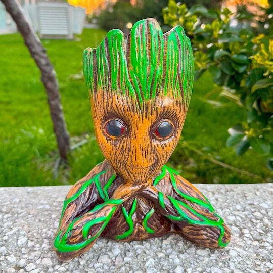 Dekorativer Pflanzentopf Groot Grün 22cm