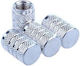Autoventilkappen Set 4Stücke Xm-w14023-2 Silber