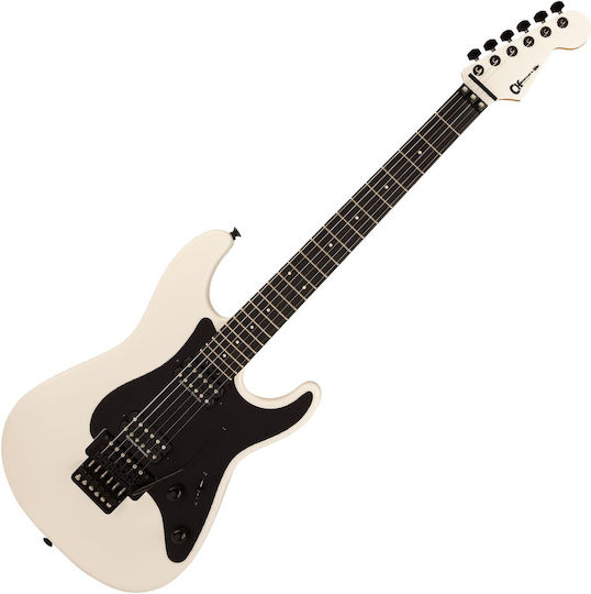 Charvel Pro-mod Elektrische Gitarre mit HH Tonabnehmerkonfiguration Weiß