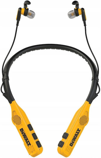DEWALT 190 2093 DWG Pro Max In-ear Bluetooth Handsfree Ακουστικά με Αντοχή στον Ιδρώτα Μαύρα