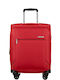 Samsonite Base Breeze Куфар За Пътуване Кабинен Червен С 4 Колела