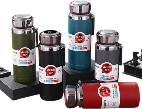 LED display temperature indicator Bottle Thermos Stainless Steel 800ml Red, Military Green, Black, Grey, Blue