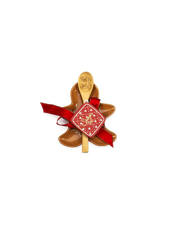 Tri-Coastal Design Gingerbread Christmas Tableware Plate Wooden