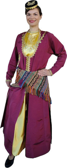 Offer Sample of Pontian Women's Costume Lux Complete Traditional Set 2 Rows Necklace