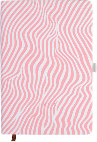 Estia Soft Ripple Ημερήσια Ατζέντα 2026 Ροζ 14.5x21.5εκ.