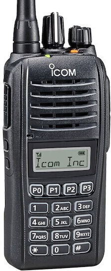 Icom IC-F1100DT Безжичен Трансивър PMR 5W с Монохромен Екран В Черен Цвят