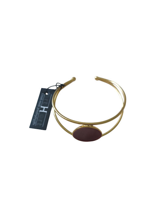 Women's Brass Gold Plated Bracelet 6.7cm