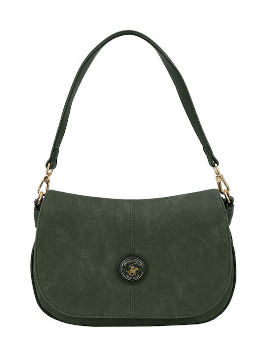 Beverly Hills Polo Club Women's Flap Bag Verde