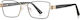 Techsuit Anti-blue Light Glasses Reflex Pc 3171 Women Rectangle Metal Frame Ac Lens Black